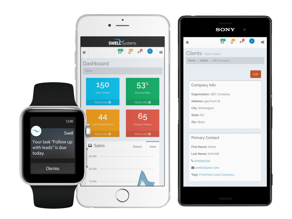Mobile friendly smart all in one CRM