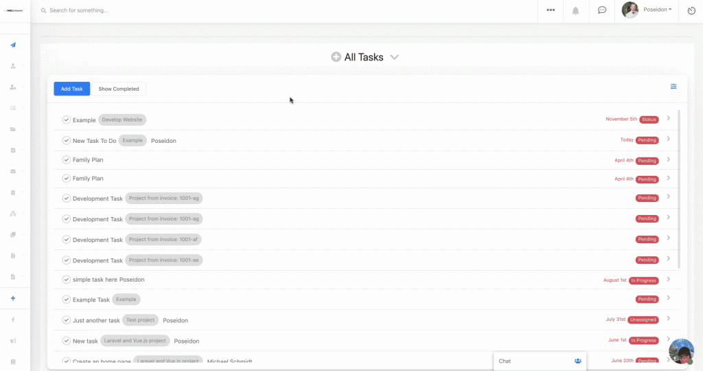 tasks Tasks Manager